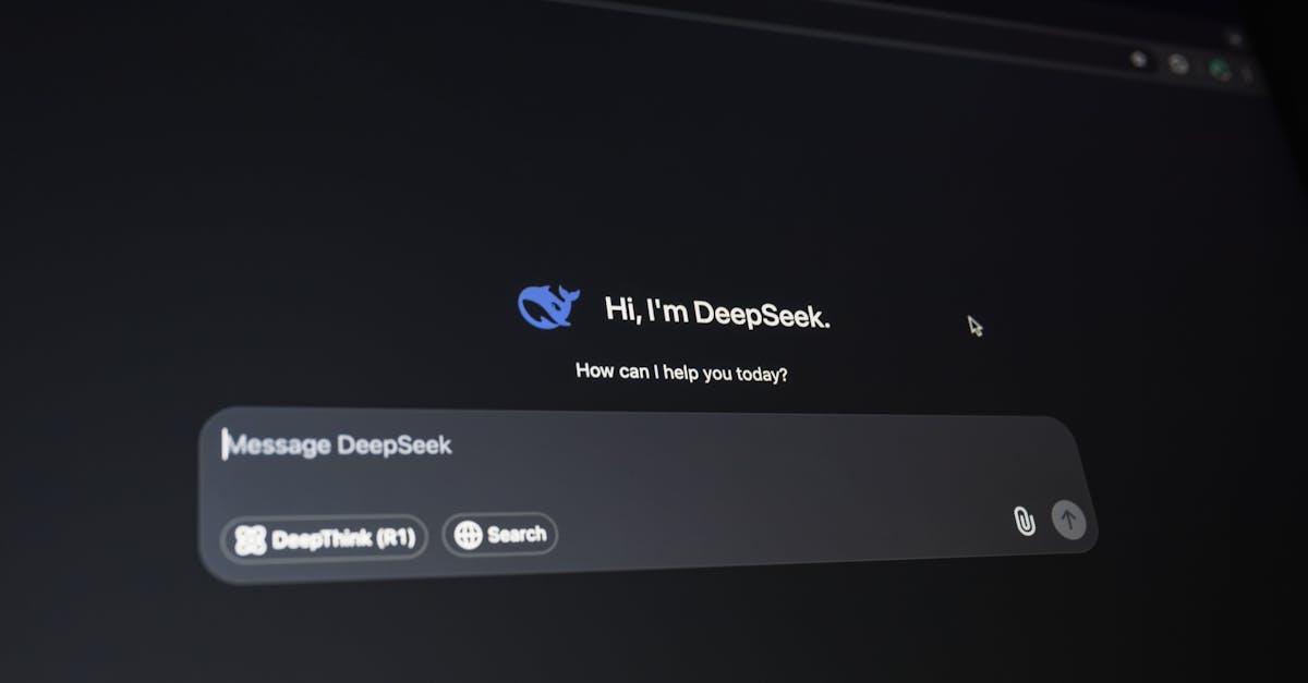 Close-up of a digital assistant interface on a dark screen, showcasing AI technology communication.